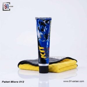 Kit paste wax metallic 60 gram dan lap microfiber 91 variasi