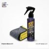 Produk KIT Motor Quick Shine Pump 100ml dan lap microfiber untuk perawatan bodi motor