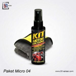 Paket Kit Motor Multiguna Pump 100ml dan lap microfiber untuk perawatan bodi motor